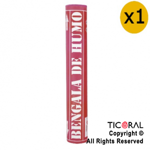 BENGALA DE HUMO ROSA PARTY STORE x 1